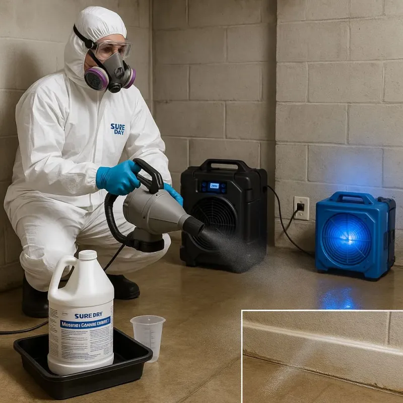 Sanitization and Odor Removal process in Birch Bay, WA