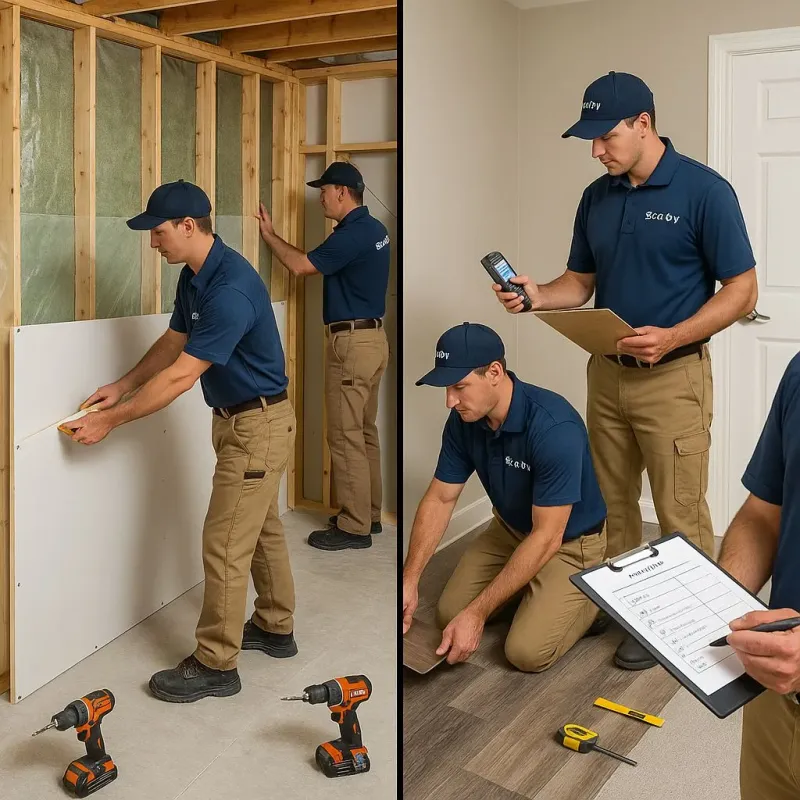 Repairs and Reconstruction process in Birch Bay, WA